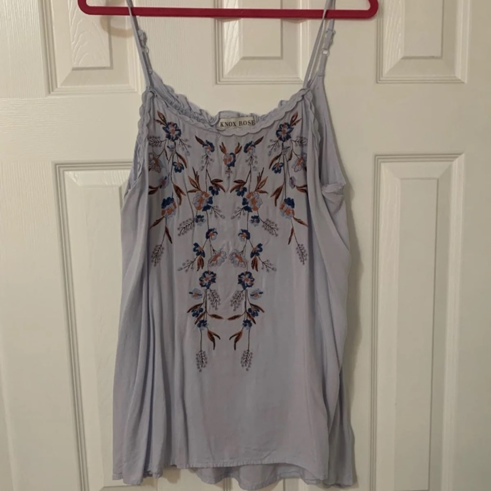 Baby blue tank